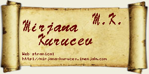 Mirjana Kuručev vizit kartica